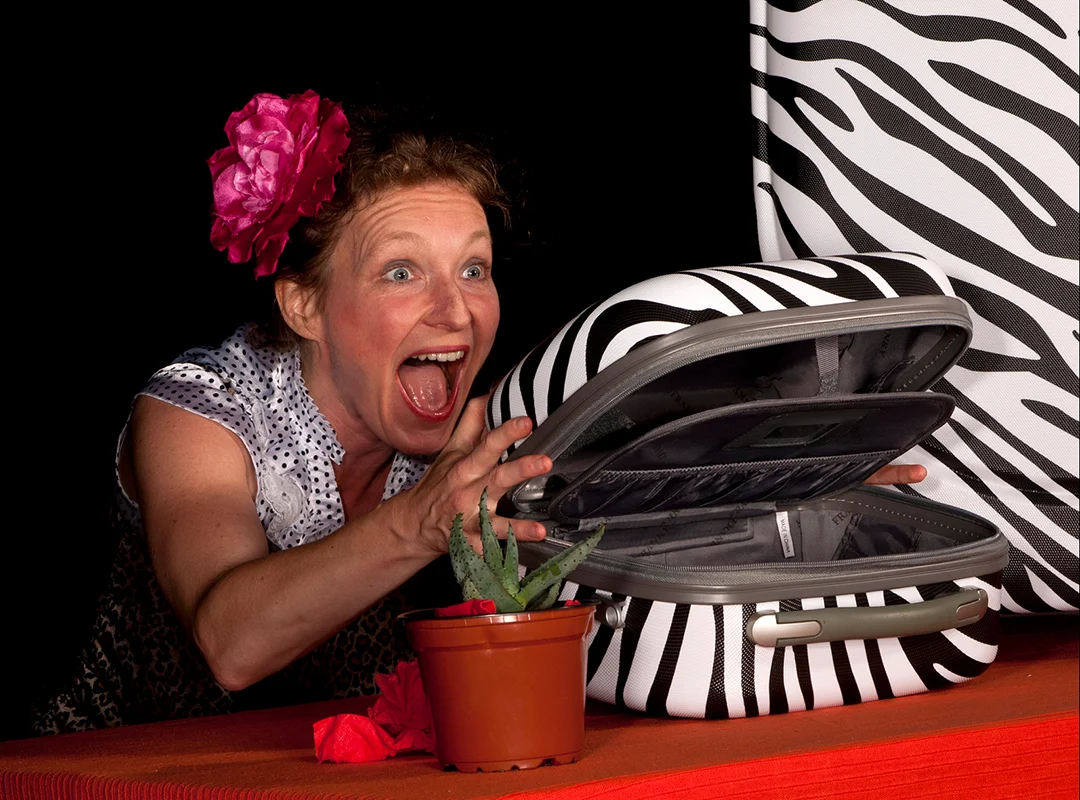 Szenenfoto aus Rosa geht weg! vom Chansontheater Silberzahn